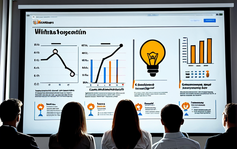 A dynamic illustration of an organization actively engaging in external knowledge sharing. Visualize a diverse team presenting insights via webinars, publishing impactful whitepapers, and interacting on a global digital platform. Elements like a rising reputation graph, glowing lightbulbs symbolizing innovation, and a strong brand logo subtly integrated. The scene should convey authority, trustworthiness, and forward-thinking leadership in the industry, highlighting increased credibility and brand prominence.